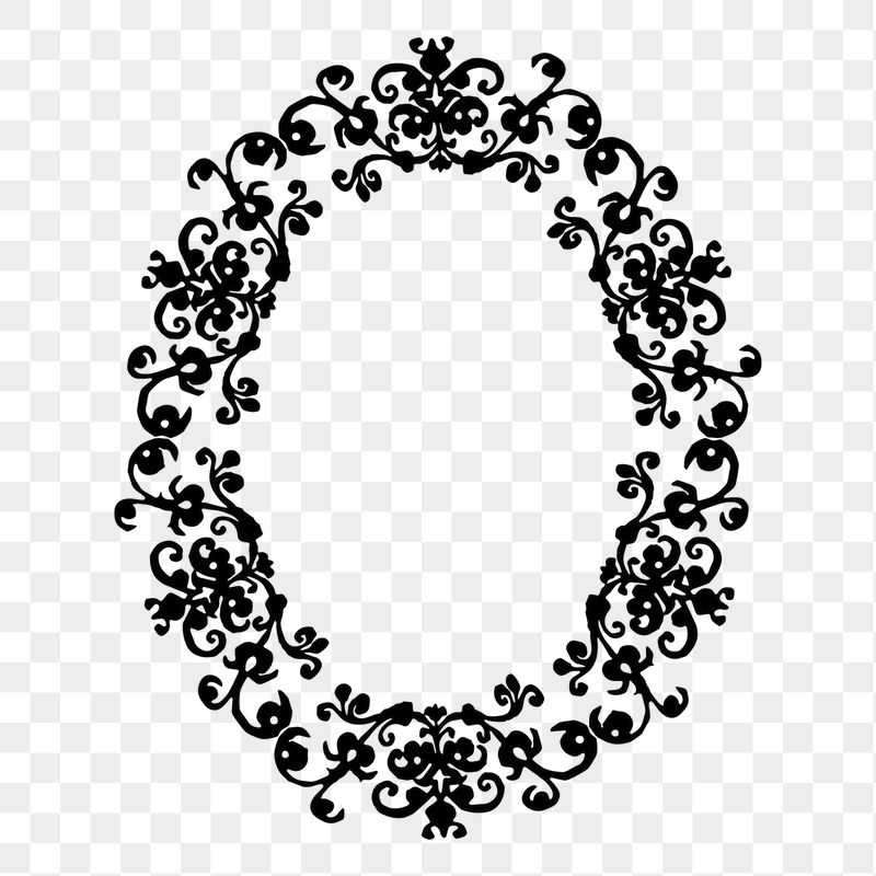 Floral frame png sticker, transparent | Free PNG - rawpixel