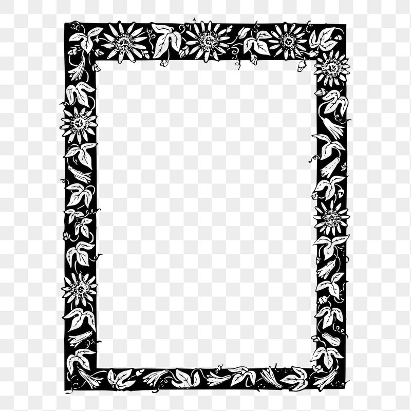 Floral frame png sticker vintage | Free PNG - rawpixel