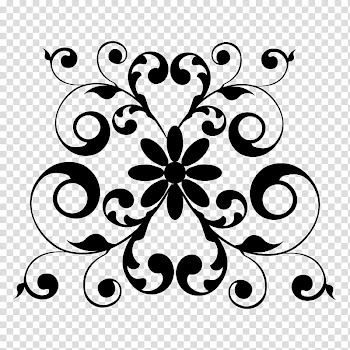 Floral frame transparent background PNG clipart