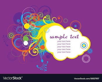 Floral frame vector image