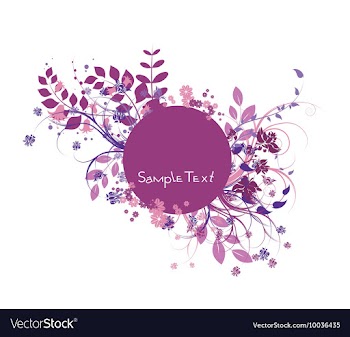 Floral frame vector image