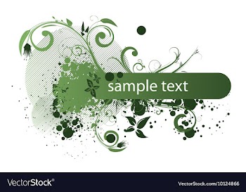 Floral frame vector image