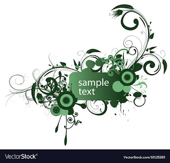 Floral frame vector image