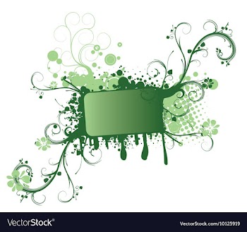 Floral frame vector image