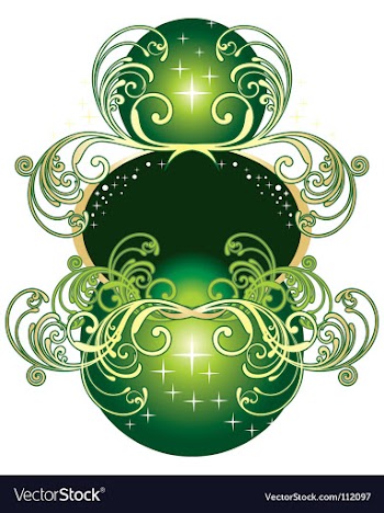 Floral frame vector image