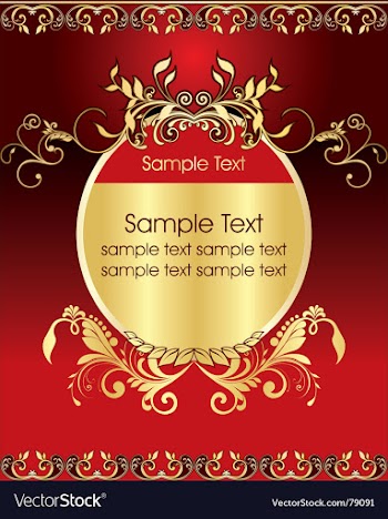 Floral frame vector image