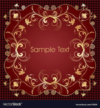Floral frame vector image