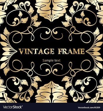 Floral frame vector image