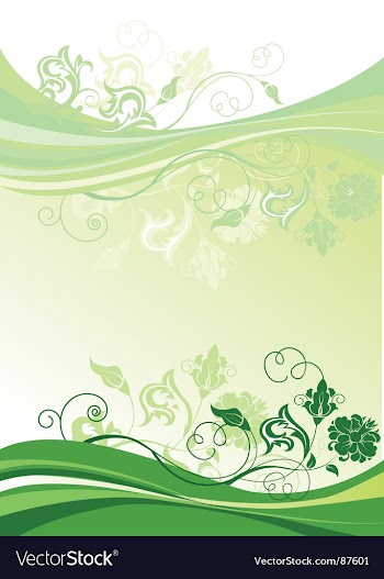 Floral frame vector image