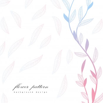 Floral frame with colorful flower. Free Vector