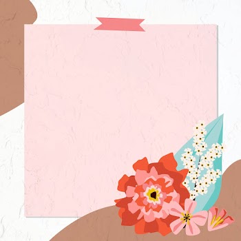 Floral frame with washi tape vector | Free  vector - 2253555