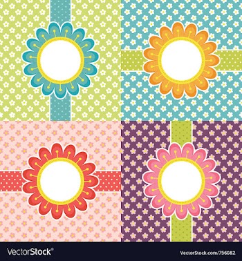  					Floral frames vector image														