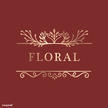Floral gold frame background | Free stock vector - 553318