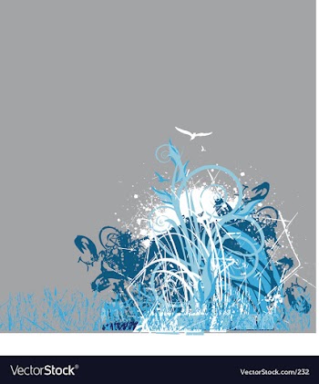 Floral grunge vector image