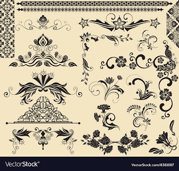 Floral Icon Set vector image