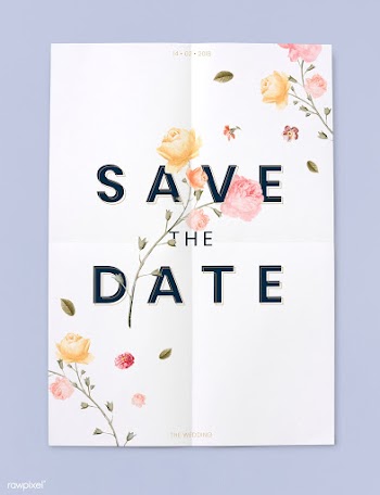 Floral invitation designs | Free stock psd mockup - 531986