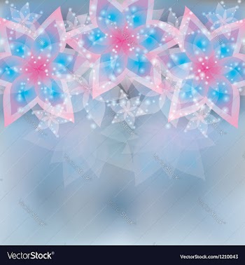  					Floral light background greeting or invitation vector image														