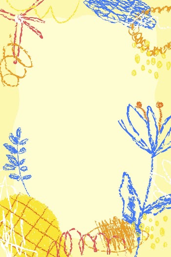 Floral line art frame, abstract | Free PSD - rawpixel