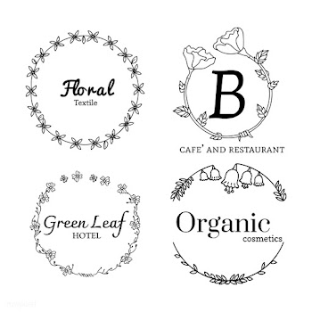 Floral logo designs set | Free stock vector - 591887