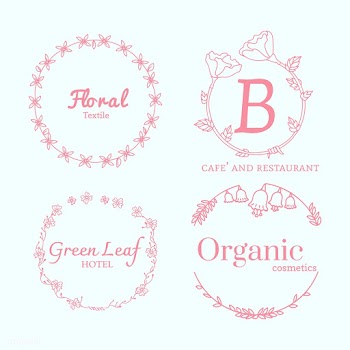 Floral logo designs set | Free stock vector - 591903