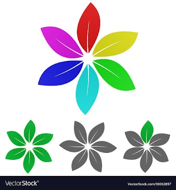 Floral Logo Set vector image