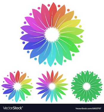 Floral Logo Set vector image