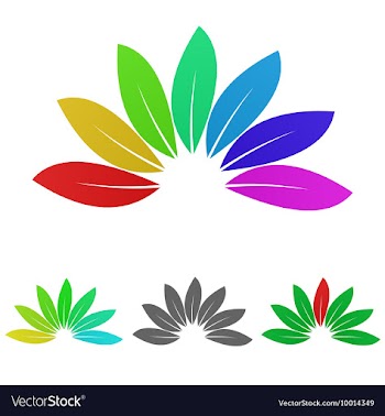 Floral Logo Set vector image