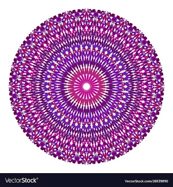Floral mandala design - graphic design vector image