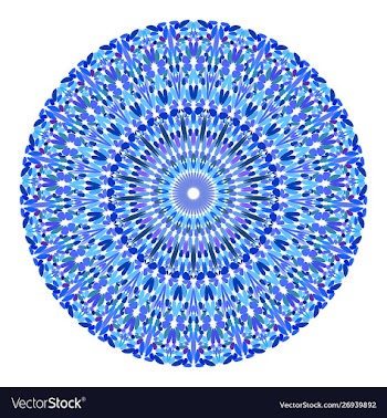 Floral mandala design - graphic design vector image