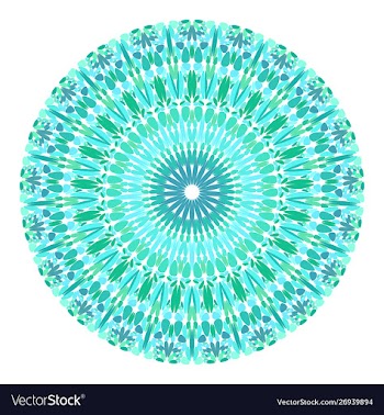 Floral mandala design - graphic design vector image