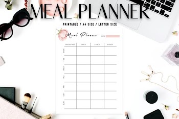 Floral Meal Planner Template V2