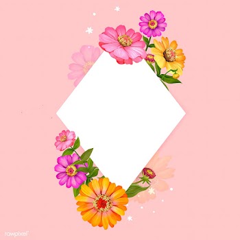 Floral mockup frame illustration | Free stock vector - 562780