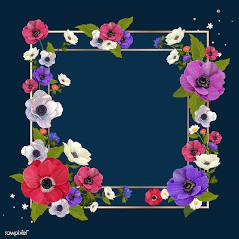 Floral mockup frame illustration | Free stock vector - 562787