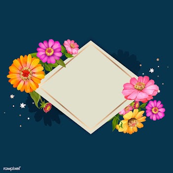 Floral mockup frame illustration | Free stock vector - 562788