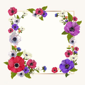 Floral mockup frame illustration | Free stock vector - 562792