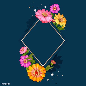Floral mockup frame illustration | Free stock vector - 562793