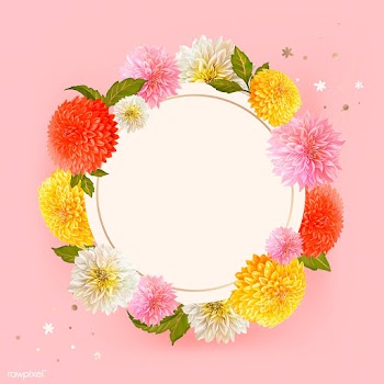 Floral mockup frame illustration | Free stock vector - 562796