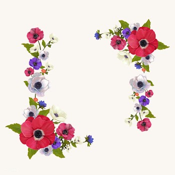 Floral mockup frame illustration | Free stock vector - 562804