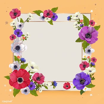 Floral mockup frame illustration | Free stock vector - 562808