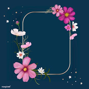 Floral mockup frame illustration | Free stock vector - 562811