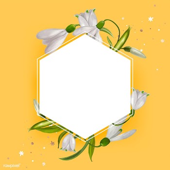Floral mockup frame illustration | Free stock vector - 562856