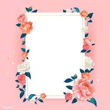 Floral mockup frame illustration | Free stock vector - 562865