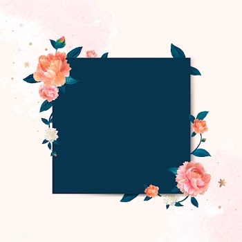 Floral mockup frame illustration | Free stock vector - 562867