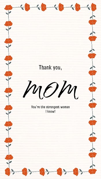 Floral mother's day template, Instagram | Free Vector Template - rawpixel