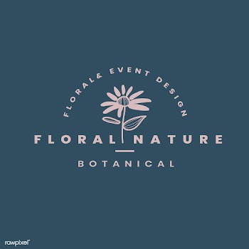 Floral nature logo design vector | Free stock vector - 523473