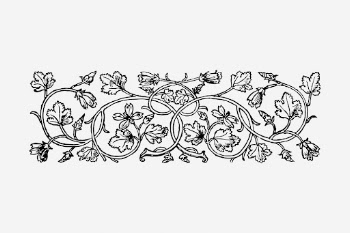 Floral ornament divider hand drawn | Free Photo - rawpixel