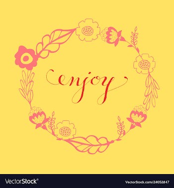 Floral ornament of leaves flowers swirls vector image