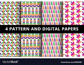 floral pattern and digital paper