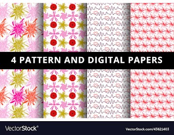 floral pattern and digital paper
