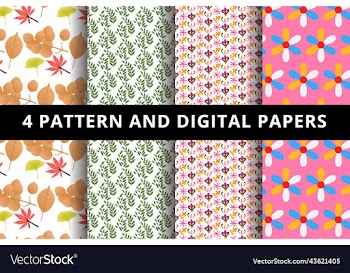 floral pattern and digital paper